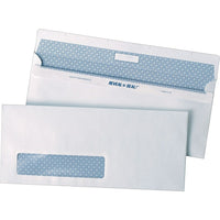 Quality Park - Enveloppes Reveal-N-Seal n°10 à fenêtre, 4 1/8 x 9 1/2 po, 24 lb, blanc, boîte de 500-Enveloppes n°10 polyvalentes, idéales pour poster des lettres, des chèques, des états de compte, des factures et plus