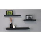 Nexxt – Tablettes murales Maine, ensemble de 3, profondeur de 5 po, longueur de 12, 16 et 24 po, noir-Matériau: les étagères murales flottantes sont faites de panneaux de fibres de bois à densité moyenne (MDF) de haute qualité et durables qui assurent la stabilité. Comptez sur l'étagère pour garder vos articles sains et saufs, avec une finition visuellement agréable