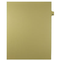 Mark Maker – Onglets séparateurs juridiques beiges, 1/25 onglets, format lettre, sans trous, numéro 180, 25/paquet-Onglets séparateurs beiges, 1/25 onglets