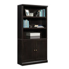 Sauder Miscellaneous Storage Bibliothèque avec portes - 5 tablettes - 69.76" H - Finition Estate Black (426412)-5, 3 tablettes réglables