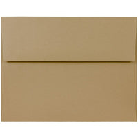 JAM Paper Enveloppes pour invitation A6, 4,75 x 6,5 po, brun havane, 1000/pqt (125423542b)-Brun havane