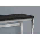Monarch Specialties - 7684 Bureau 48 po L - Hauteur Adjustable Noir/Metal Argent-Bureau réglable parfait pour tous les ordinateurs portables ou tablettes; surface facile à maintenir fini de tous les côtés