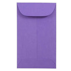 JAM Paper - Enveloppes à monnaie no 3, 2,5 x 4,25 po, violet intense Brite Hue, 500/paquet-Enveloppes à monnaie