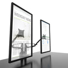 Kanto – Support de table double à amortisseurs à gaz DMS2000 pour deux moniteurs de 17 po à 32 po, noir-Accepte la plupart des moniteurs à écran plat de 17 po à 32 po