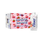 Flow - Eau de source alcaline à saveur de fraise et rose - 500 ml - paquet de 12-Eau Aromatisée: Fraise / Rose