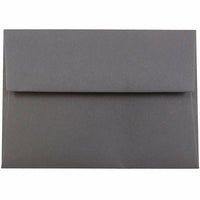 JAM Paper Enveloppes A1 simples, gris, 250/paquet-Enveloppes simples grises