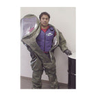 TechNiche TECHKEWMC — Veste de refroidissement par changement de phase, bleu, G/TG-Modèle à encolure en V avec fermeture à glissière, 100 % coton, lavable à la machine, doublure thermique, quatre (4) pochettes de polyuréthane à changement de phase COOL PAX