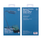 Basic Tech Lampe à DEL à charge sans fil certifié Qi 10W - Bleu-3 degrés de luminosité