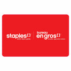 Staples - Carte-cadeau de 60 $-Le cadeau idéal en tout temps - s'utilise dans tous les magasins Bureau en Gros au Canada !