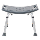 Flash Furniture Chaise De Bain Et Douche Réglable série HERCULES-Gris (DCHY3410LGRY)-Chaise de douche de qualité médicale