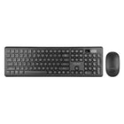 Marvo 2.4G Wireless 108-Concave Keycaps Design Keyboard and Mouse Combo Set - Black-forme ergonomique des keycaps