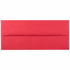 JAM Paper #10 Enveloppes de couleur professionnelles - 4,125" x 9,5" - Rouge recyclé - Paquet de 50-Couleur : Enveloppes rouges