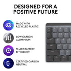 Logitech - MX Mechanical Clavier Sans Fil Rétroéclairé Performant - Commutateurs Cliquables-Multi-appareils, Mutli-OS: Couplez le clavier sans fil MX Mechanical Bluetooth jusqu'à 3 appareils sur pratiquement tous les systèmes via Bluetooth Low Energy ou le récepteur Logi Bolt inclus