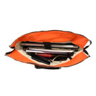 Lencca Phlox Sac à Dos ,  Poids léger Mode Sac à Dos, Convient aux ordinateurs portables jusqu'à 15,6 po, Orange-TOTE: Lorsque vous avez besoin d'une poignée de choses. Tirez les deux languettes de chaque côté pour un transport rapide