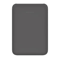 Banque d'alimentation Basic Tech 5000mAh - Charbon-Jusqu'à deux recharges complètes pour les téléphones intelligents