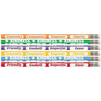 Musgrave Pencil Company "Kindness Kounts" #2 Crayons - 144 Pack-Crayons ronds en bois, qualité #2