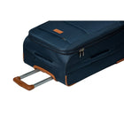 Champs - Ensemble de valises, collection Classique, 3 pièces, souples, bleu marine (C5010-Navy)-4 roulettes multidirectionnelles 360º