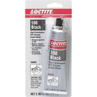 Loctite - Composé À Joints De Silicone Rtv Haute Performance 598, Tube, 124 G, Noir, paquet de 5-Couleur Noir