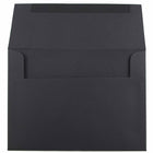 JAM Paper Enveloppes A6, noir lisse, 250/paquet-Intérieur vierge où écrire un mot personnalisé