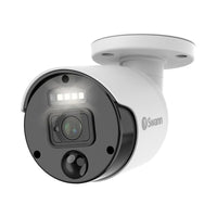 Swann Master 4K Ultra HD Détection thermique Caméra de sécurité d'extérieur IP ajouter Bullet-Capture une vidéo claire avec une résolution 4K vous permettant de zoomer sur des objets comme les plaques d'immatriculation et les personnes