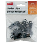 Staples – Pinces relieuses SoftGrip, petites, 3/4 po, noir, paquet de 15-Prise caoutchoutée