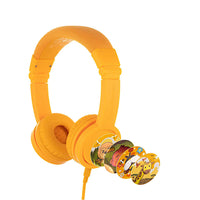 BuddyPhones - Explore+ Jaune Soleil-Filaire + Micro En Ligne