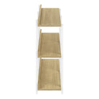 Monarch Specialties - 2222 Table D'Appoint 48 po L - Console Naturel/Metal Blanc-7