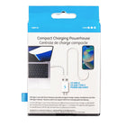 LOGiiX - Chargeur mural Power Plus 65W Duo - Blanc-Le port USB-C 65W et le port USB-A à chargement rapide chargent 2 appareils simultanément