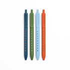 Poppin – Work Happy Stylos – couleurs assorties – paquet de 4-Stylos Gel Luxe Rétractables