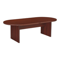 Office Star - Table de conférence ovale de la collection Napa, 95 po, fini acaj-La table de conférence est dotée de pattes et dessus de 1 1/2 po d'épaisseur