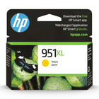 HP 951XL Cartouche d’encre jaune à rendement élevé d’origine (CN048AN)-Couleurs: Jaune
