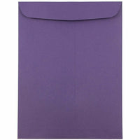 JAM Paper - Enveloppes ouvertes pour catalogue - 9" x 12" - Violet foncé - paquet de 25-Couleur : violet foncé.