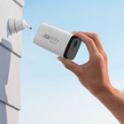 eufy Security - SoloCam caméra extérieure sans fil -Blanc-Réduisez le nombre de fausses alertes déclenchées par le passage d'animaux ou des  branches d'arbres qui oscillent avec l'IA qui vous envoie un signal uniquement lorsque des personnes sont détectées