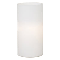 Eglo - Geo lampe de table avec interrupteur sur fil - 8" - verre blanc-Lampe de table