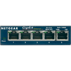 Netgear - Commutateur Ethernet Gigabit ProSafe Plus 5 ports-Se branche jusqu'à 10x plus rapidement que Fast Ethernet pour une performance maximale  