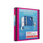 Staples - Reliure Better Binder, 1 1/2 po, rose-Plus résistante et plus facile à utiliser