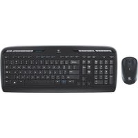 Ensemble clavier et souris sans fil Logitech MK320, anglais-Clavier de taille normale avec touches à profil bas et pavé numérique intégré