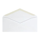 Staples - Enveloppes n° 10 à fenêtre avec rabats gommés, 4 1/8 x 9 1/2 po, 24 lb, blanc, boîte de 500-Fenêtre pratique sur le côté gauche qui affiche l'adresse