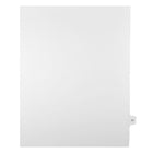 Mark Maker – Onglets séparateurs juridiques blancs, 1/15 onglets, format lettre, sans trous, numéro 58, 25/paquet-Onglets séparateurs blancs, 1/15 onglets