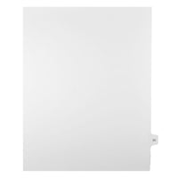 Mark Maker – Onglets séparateurs juridiques blancs, 1/15 onglets, format lettre, sans trous, numéro 58, 25/paquet-Onglets séparateurs blancs, 1/15 onglets