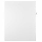 Mark Maker – Onglets séparateurs juridiques blancs, 1/15 onglets, format lettre, sans trous, numéro 125, 25/paquet-Onglets séparateurs blancs, 1/15 onglets