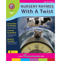 Livre numérique : Nursery Rhymes With A Twist (format PDF, téléchargement pour 1 utilisateur), prématernelle à 1re année-Vous recevrez deux courriels : un confirmant toute la commande et l'autre avec un bouton Download Software (Télécharger le logiciel). Vous pouvez télécharger immédiatement ou revoir votre courriel pour télécharger plus tard.