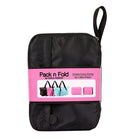 PACK N FOLD - Sac fourre-tout léger, pliable, résistant à l’eau, 51111, noir-1 pochette avant ouverte