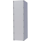 Metalware – Panneau d’extrémité pour étagère enclenchable, 24 x 40 po, gris clair-Directives d’assemblage : http://www.metalware.ca/installinter.html