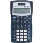 Texas Instruments – Calculatrice scientifique à alimentation solaire TI-30XIIS, 2 lignes, bleu-10 chiffres affichés