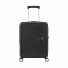 American Tourister - Curio Valise De Cabine Spinner-Basse Noir-Les roues jumelées Spinner facilitent la navigation dans les allées étroites des avions, ainsi que sur une variété de surfaces