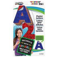ArtSkills Le gèant Repositionnable Lettres pour Affiches-Lettres et chiffres holographiques repositionnables