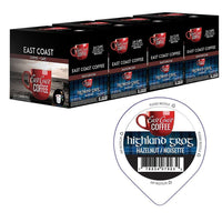 East Coast Coffee - Highland Grog, noisette, 96 capsules K-Cup, recyclable-96 par boîte