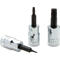 Gray Tools – Douille à prise standard à tête Torx T8 de 3/8 po, inviolable, fini chromé-Taille : T8