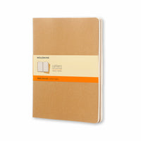 MoleskineMD â€“ Journal très grand format ligné, couverture Kraft, 7 1/2 x 10 po-Très grand format (de 7 1/2 x 10 po)